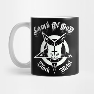 Cat metal lamb of god Mug